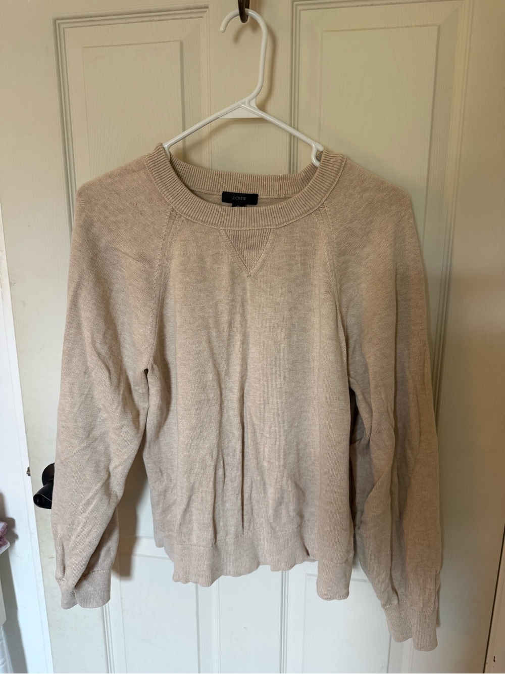J. Crew Beige Crewneck Sweater